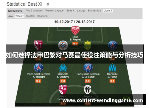 如何选择法甲巴黎对马赛最佳投注策略与分析技巧